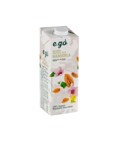 Almond Plant-based Beverage 8% E.go 1 Lt Brick