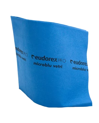 Paño De Microfibra Para Vidrios-vasos Azul 40x55cm 5 Piezas