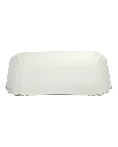 Weißes Pappe Tablett Nr.1 Kg5 12x16 Cm 250 Stück