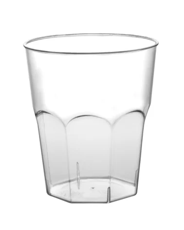 Octagonal Disposable Glasses 350cc Pack Of 20