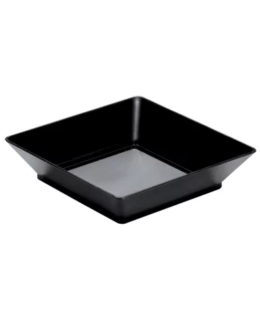 Small Black Tray 6.5x6.5 Cm 25 Pieces