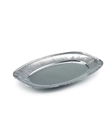 Bandeja Oval Alum V2 H2,5 Cm 43x28,6 Pz 10