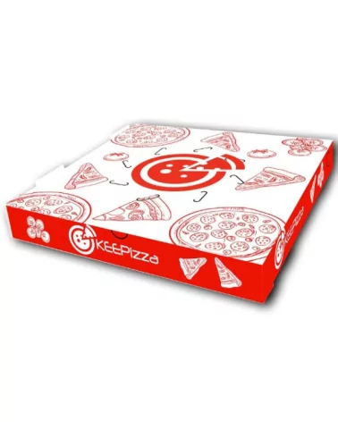 Boîte à Pizza 32,5 Cm H5 Keepizza 150 Gr Pack De 50