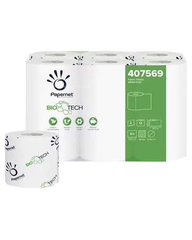 Biotech 2-ply Toilet Paper. Pack Of 96.