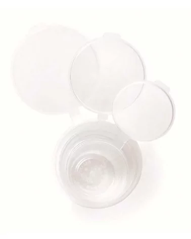Transparent Sauce Dish With Lid, 120 Ml, Pack Of 50