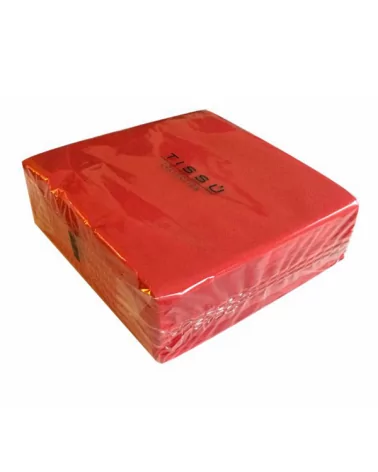 红色2v浮雕纸巾，尺寸38x38厘米，40片