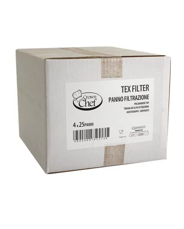 Food Filter Tnt Embossed White Etamine 75x75 Pack Of 25