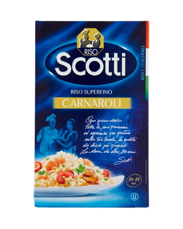Scotti Vacuum Sealed Carnaroli Rice 1 Kg