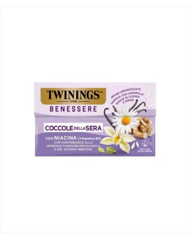 Infuso Benessere Coccole Sera Gr 2 Twinings Pz 18