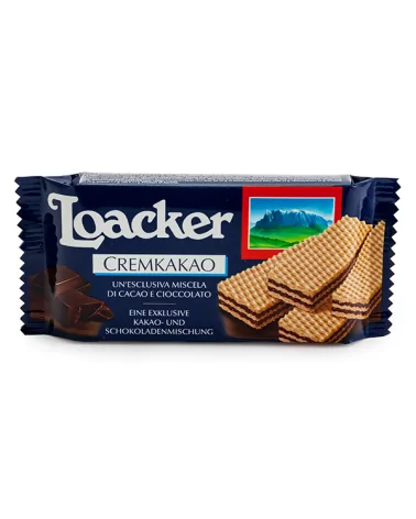 Loacker Cocoa Cream 45 Grams, 25 Pieces