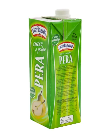 Pear Juice And Pulp With Square Lid By Sterilgarda 1 Liter