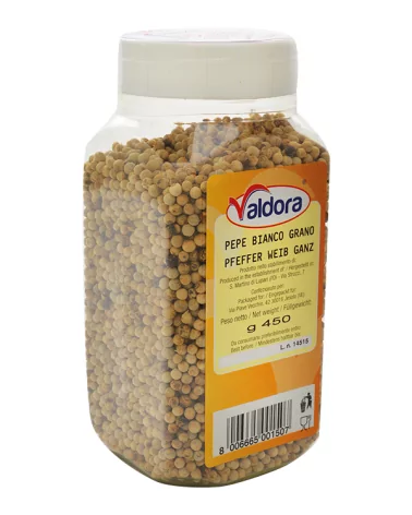 Distributeur De Grains De Poivre Blanc Valdora 450g