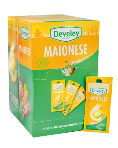 Mayonnaise Monodose Pz 100x15 Develey Kg 1,5 En Français Est : Mayonnaise Monodose Pz 100x15 Develey Kg 1,5.