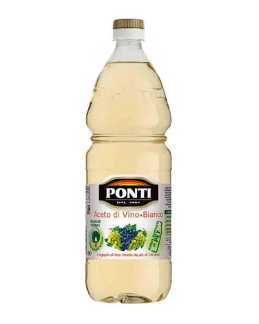 Weißer Essig Säuregehalt 6% Pet Ponti Lt 1