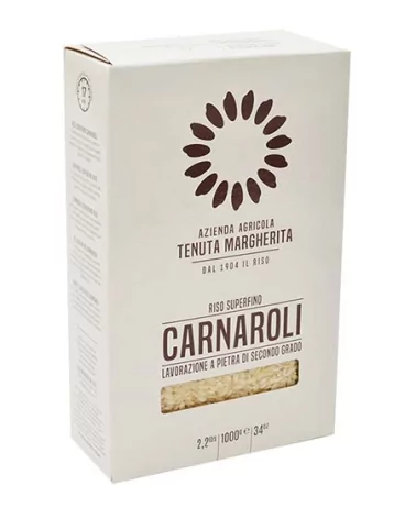 Carnaroli Superfine Vacuum Sealed Rice From Tenuta Margherita 1 Kg