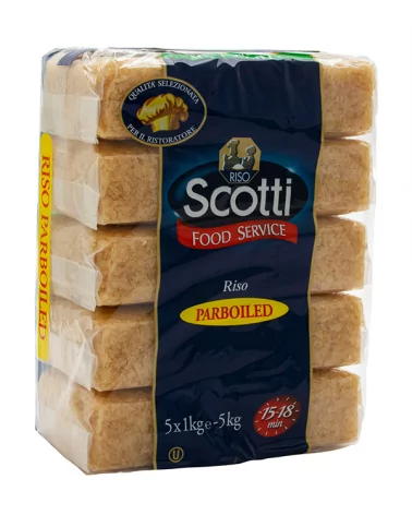 Parboiled Rice Vacuum Packed 5x1 Scotti 5 Kg
