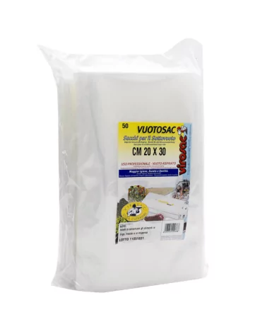 Goffered Vacuum Bag Virosac 20x30 Cm, 50 Pieces