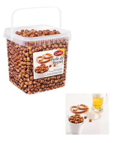 Dried Pretzel Pearls 1.6 Kg