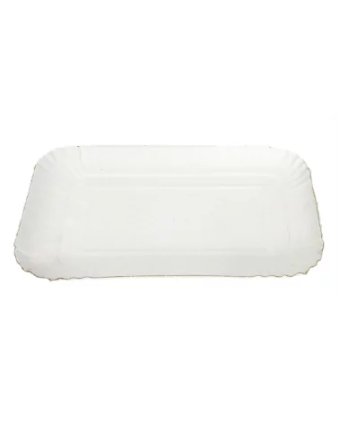 White Cardboard Trays No.5 Size 21x31 Cm, 130 Pieces