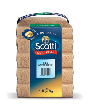 Arroz Integral Largo Parb 10 Pzas De 5x1 Scotti Kg 5