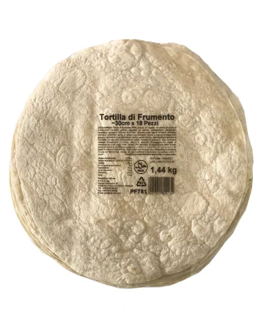 Durum Tortillas For Kebab, 30cm, 80g, Halal, Pack Of 18