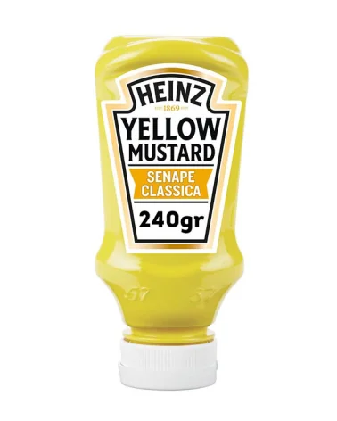 Heinz Classic Top Down Mustard 240 Grams