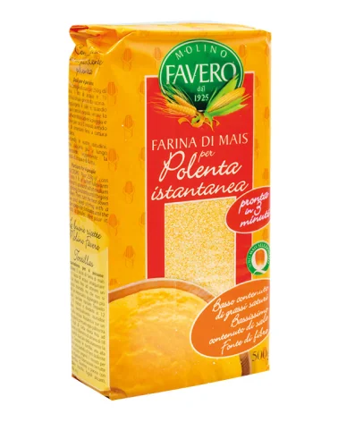 Sofortiges Gelbes Polentamehl Favero 500g