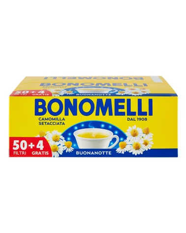 Bonomelli Filtered Camomile 2g, Pack Of 50+4 Units.