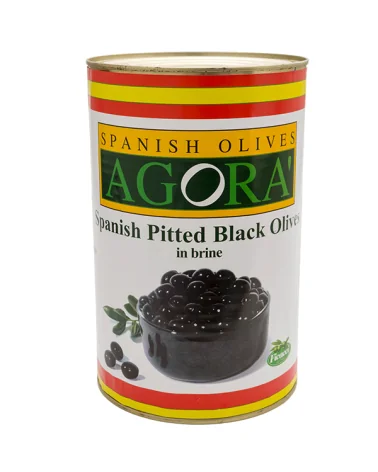 Aceitunas Negras Deshuesadas 28-32 Agora Ml 4500