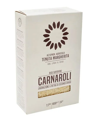 Carnaroli Superfino Vakuumverpackter Reis Von Tenuta Margherita 1 Kg