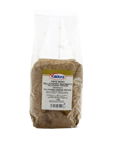 Tellicherry No. 1 Ground Black Pepper From Valdora - 1 Kg