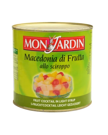 Mon Jardin 5 Fruit Syruped Fruit Salad 3 Kg