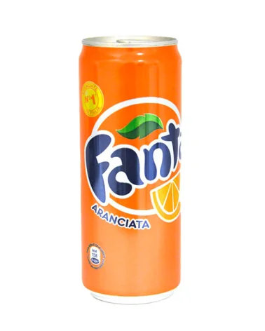 Fanta Orange Sleek Lata Lt 0,33 Pz 24.