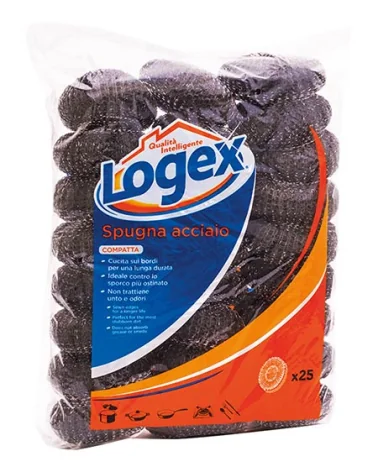 Esponjas De Acero Logex 25 Piezas