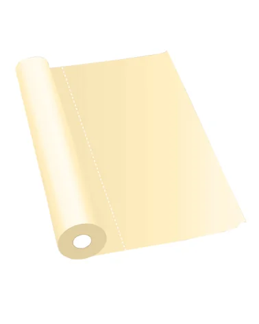 Cream Round Tete-a-tete Placemat 40cm Airlaid 24mt