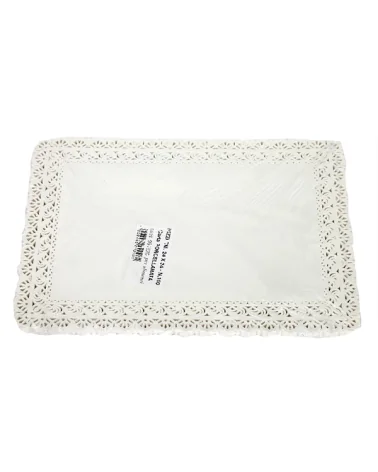 Pizzi Rectangular Pastry Doilies 25x35 Cm 100 Pieces