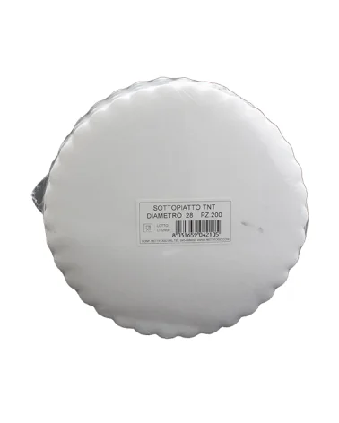 Bajo Plato Tnt Blanco Cm 28 Pz 200