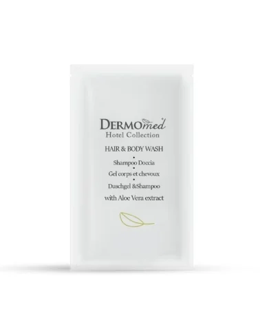 Dermomed Shower-shampoo Courtesy Pack 10ml, 600 Pieces