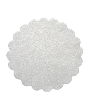 Rond Blanc Frit Sous Pression 20 Cm 500 Pièces