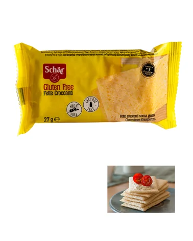 Crispy Gluten-free Slices 27g Schar 24 Pieces